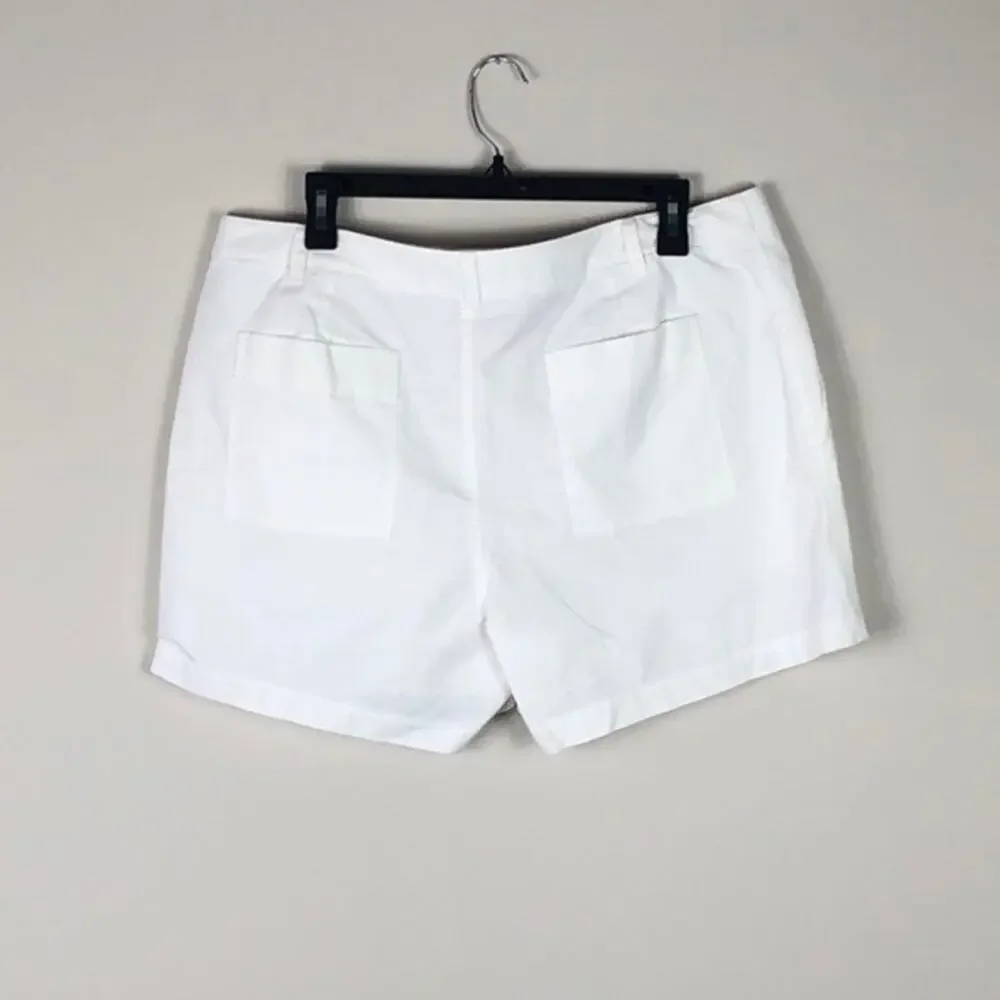 Nordstrom Signature Shorts Patch Pocket White